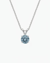 Como Round Aquamarine Pendant - Image 1