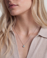 Como Round Aquamarine Pendant - Image 6