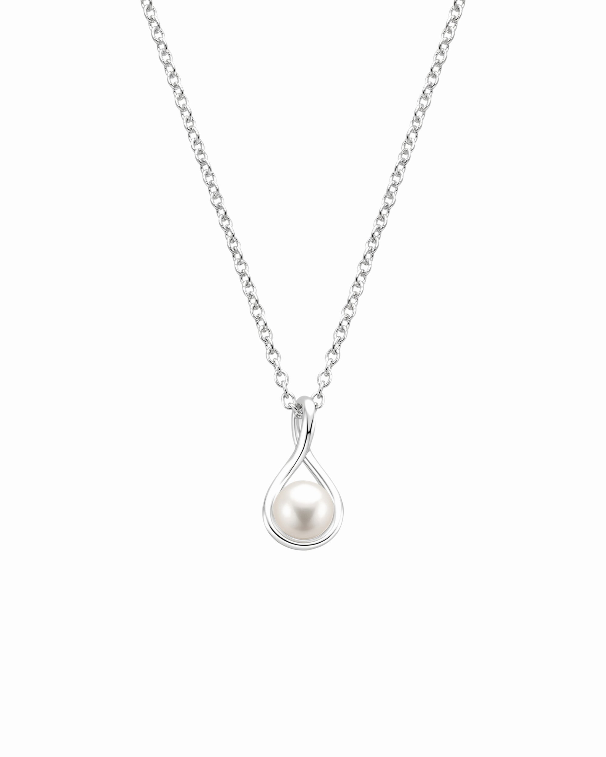 Cairo Akoya Pearl Twist Pendant - Image 1