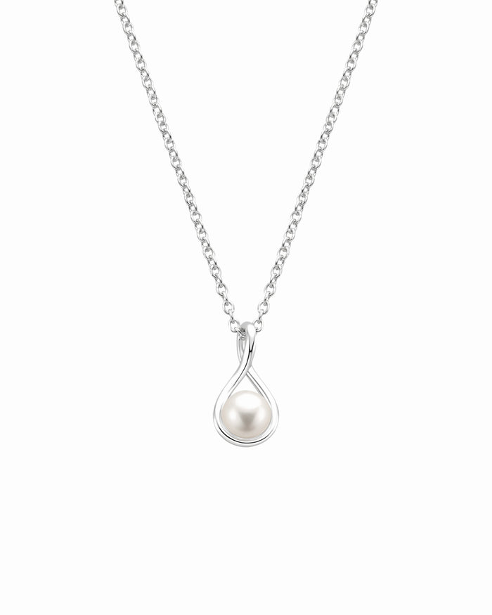 Cairo Akoya Pearl Twist Pendant - Image 1