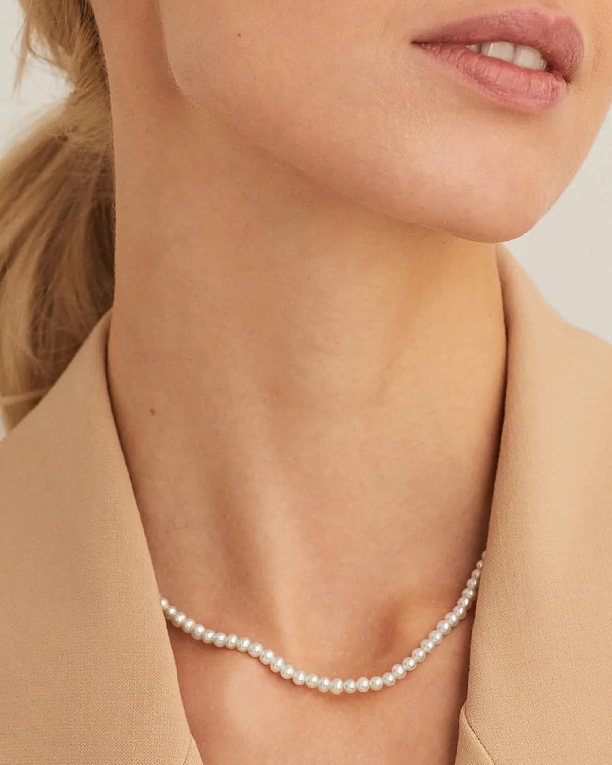 Cairo Akoya Pearl Strand Necklace - Image 5