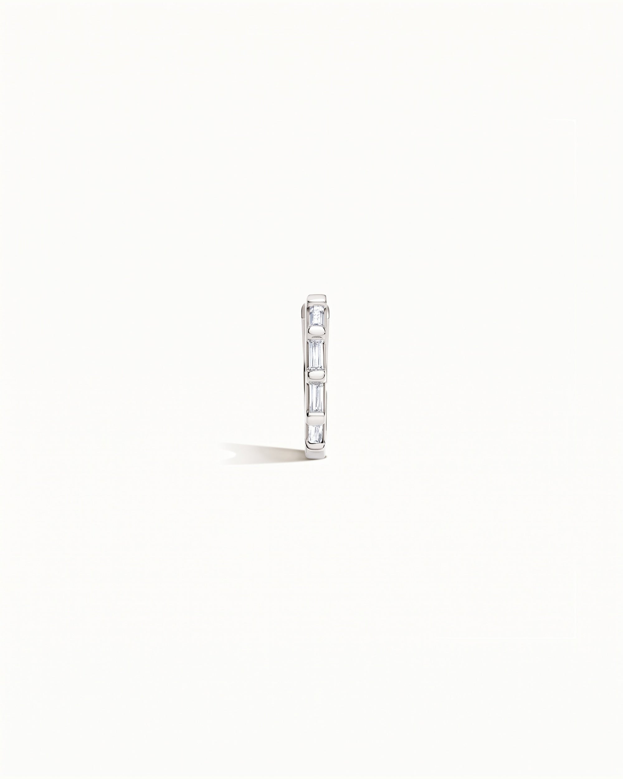 Amalfi Sapphire Hoop Earrings Sterling Silver