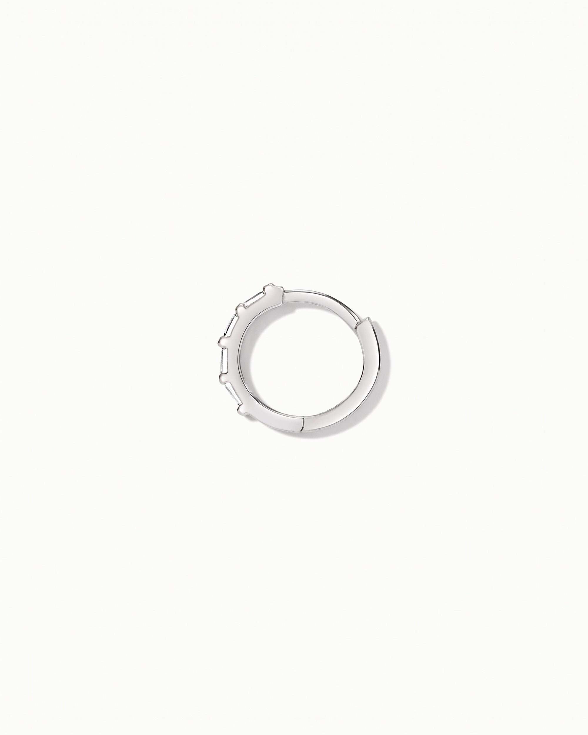 Amalfi Sapphire Hoop Earrings Sterling Silver