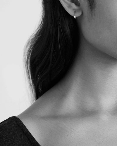 Sofia Sapphire Mini Hoop Earrings