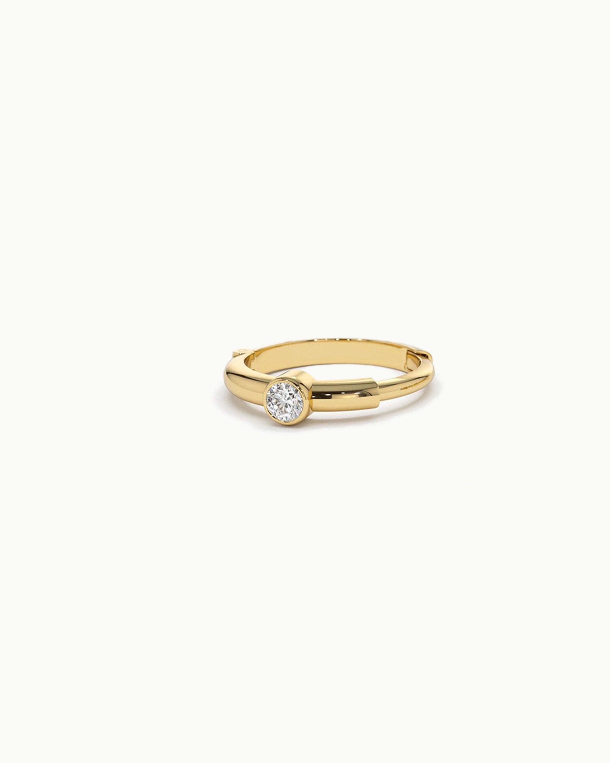Bruges Sapphire Mini Hoop Earrings in 18k Gold Vermeil