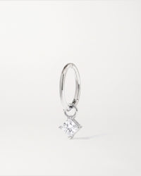 Saint Tropez Sapphire Petite Hoop Earrings Sterling Silver