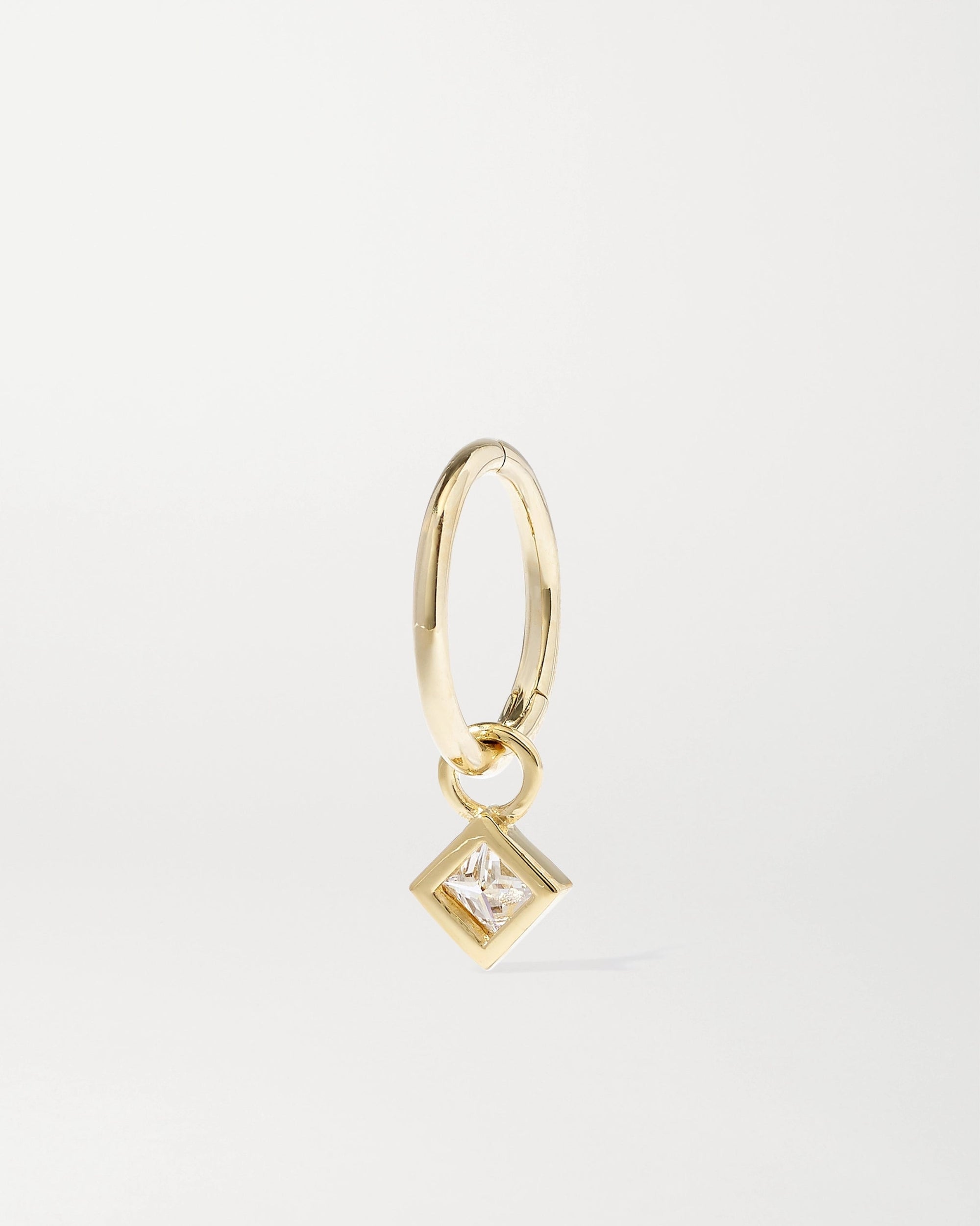 Saint Tropez Sapphire Petite Hoop Earrings in 18k Gold Vermeil
