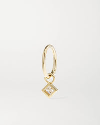 Saint Tropez Sapphire Petite Hoop Earrings in 18k Gold Vermeil
