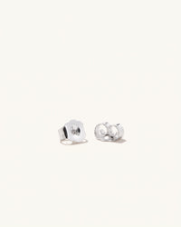 Lucca Sapphire Hoop Earrings No. 4 Sterling Silver