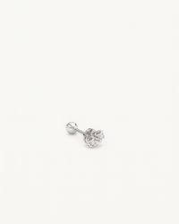 Verona No. 2 Sapphire Mini Stud Earrings Sterling Silver