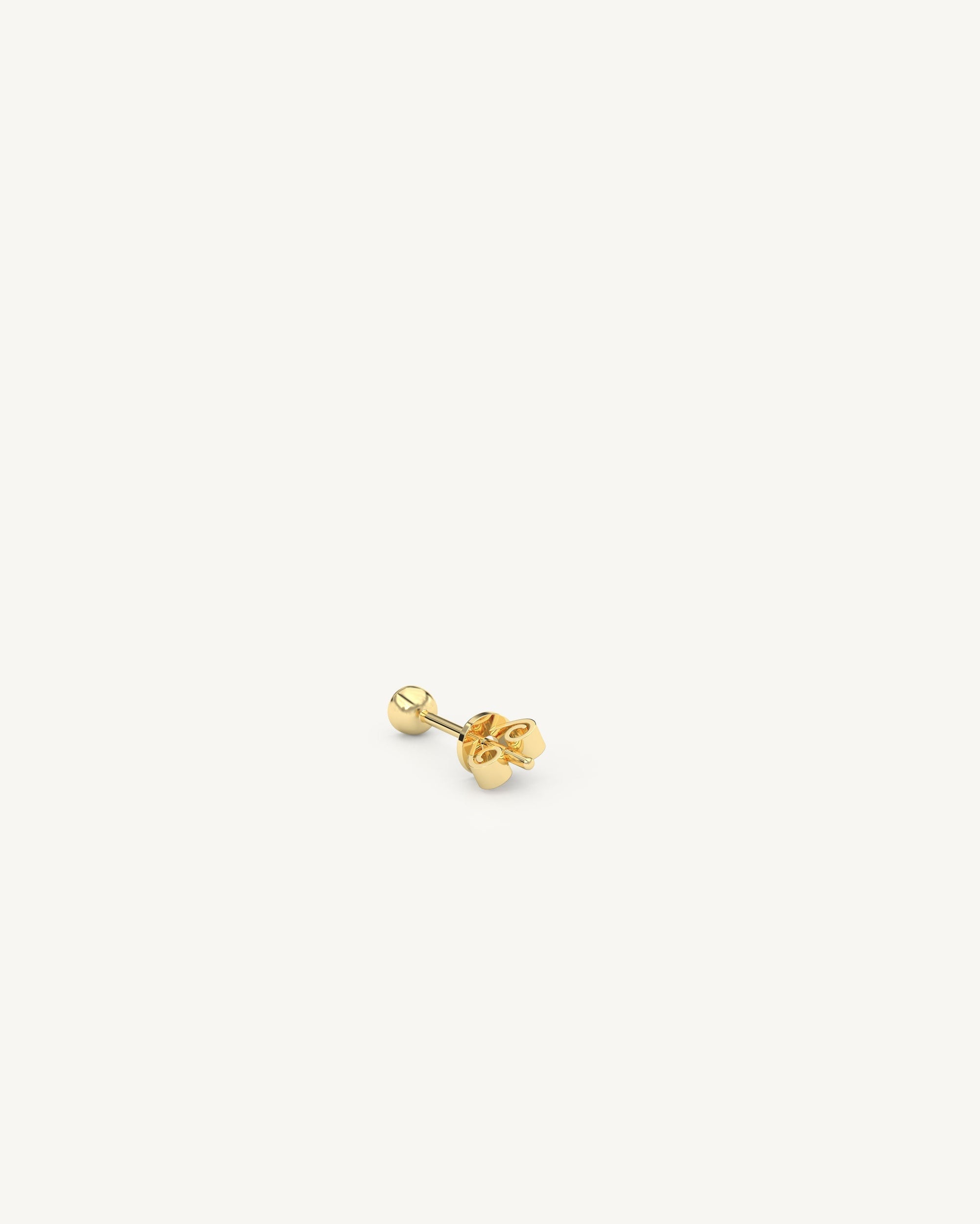 Verona No. 2 Lab Grown Sapphire Mini Stud Earrings Vermeil