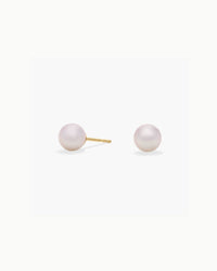 Kyoto Akoya Pearl Stud Earrings in 18k Gold Vermeil
