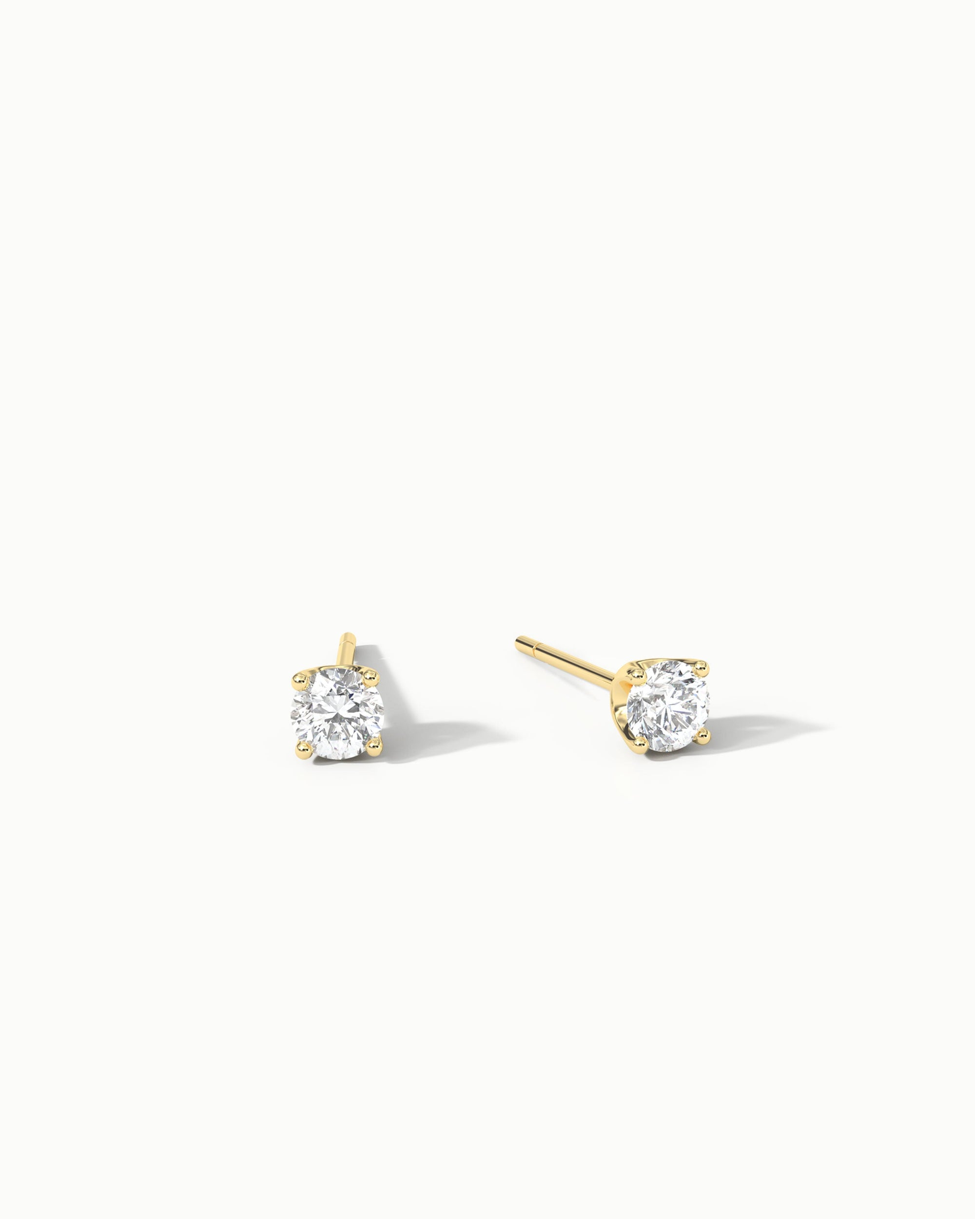 Siena II Mini Lab Grown Sapphire Stud Earrings Vermeil