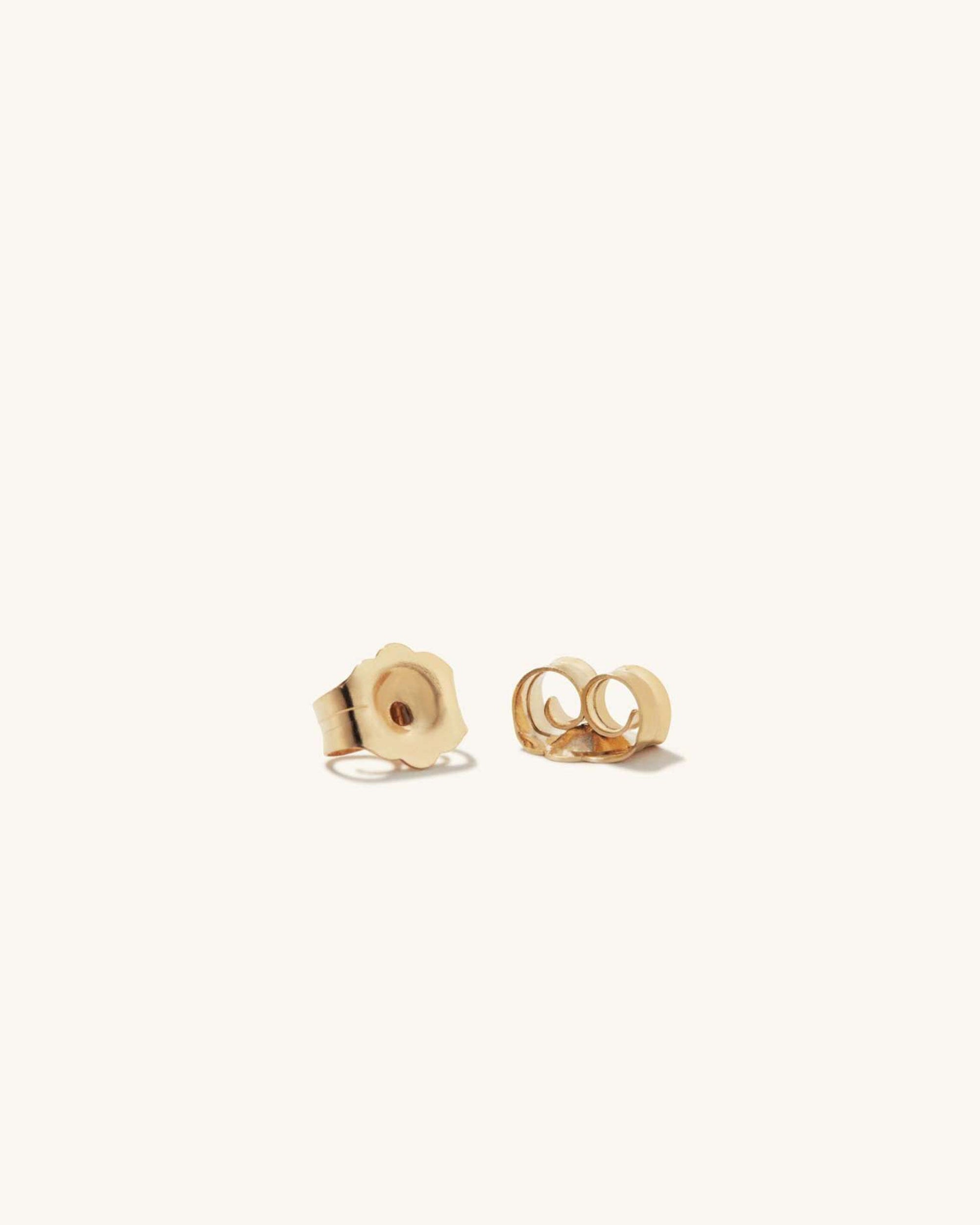 Siena II Mini Sapphire Stud Earrings in 18k Gold Vermeil