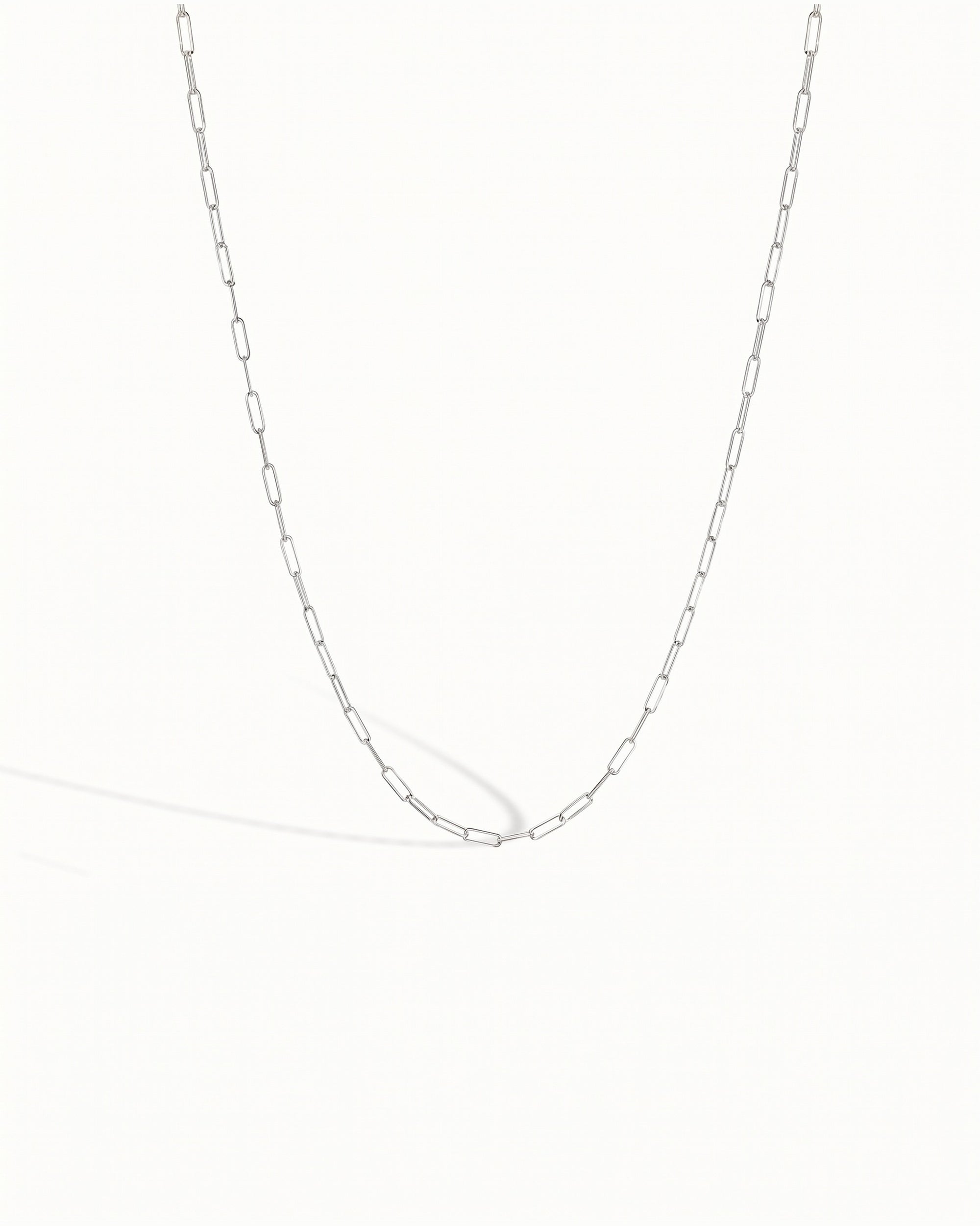 London Paperclip Luxe Necklace $150 (A Limited Time Offer) Sterling Silver