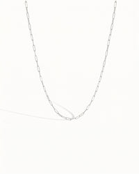 London Paperclip Luxe Necklace $150 (A Limited Time Offer) Sterling Silver