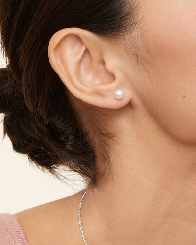 Cairo Akoya Pearl Stud Earrings