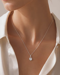 Mayfair White Sapphire Twist Pendant Necklace - Video
