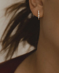 Seville Sapphire Hoop Earrings