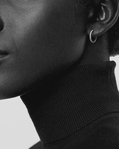 Lucca Sapphire Hoop Earrings No. 4